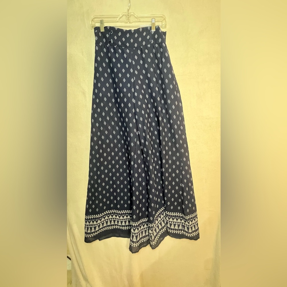 Truth Navy Blue Palazzo Pants
